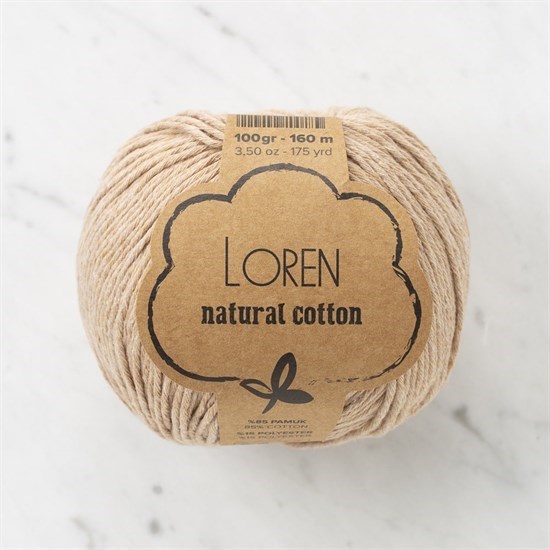 Loren Natural Cotton Ten Rengi El Örgü İpi - R084 - 33922