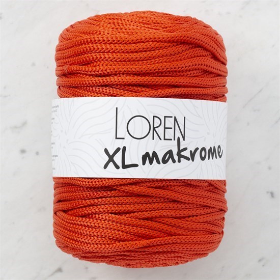 Loren XL Makrome Turuncu El Örgü İpi - R045 - 33711