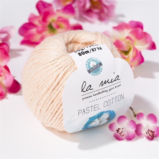 La Mia Pastel Cotton Yavruağzı El Örgü İpi - L056 - 33617