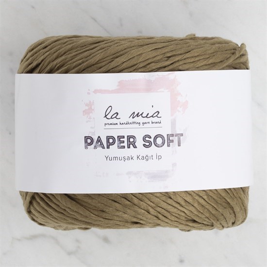 La Mia Paper Soft Küf Yeşili Yumuşak Kağıt İp - L053 - 33813