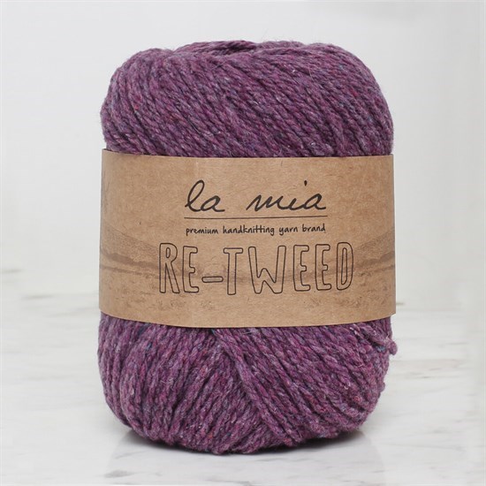 La Mia Re-Tweed Mor Melanj El Örgü İpi - L143 - 34408