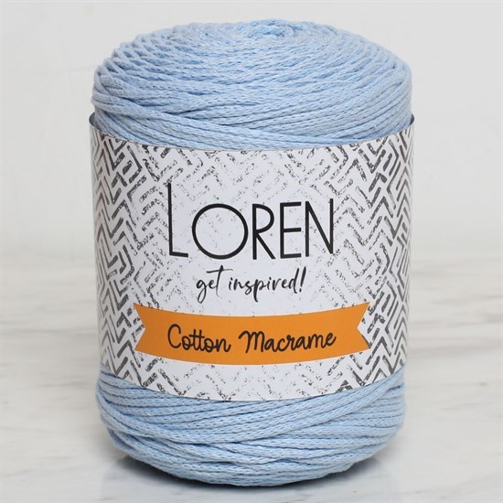 Loren Cotton Macrame Bebe Mavi - R051 - 34375