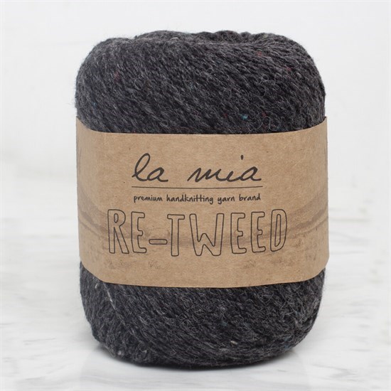 La Mia Re-Tweed Füme Melanj El Örgü İpi - L153 - 34416