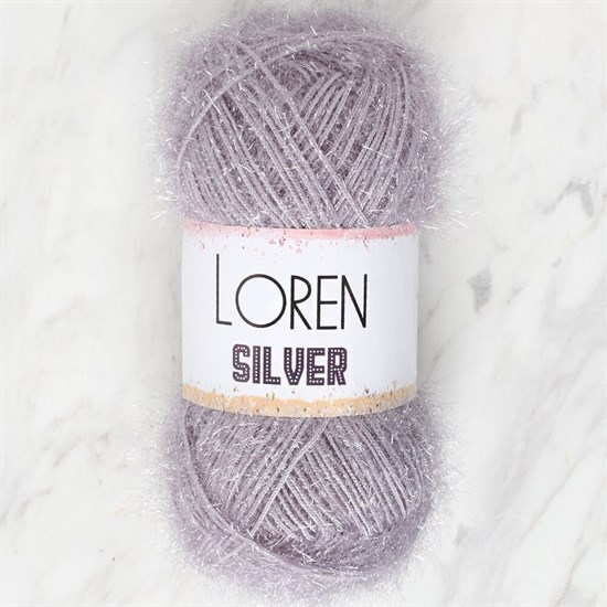 Loren Silver Gri El Örgü İpi - RS0006 - 34097