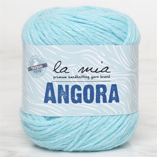 La Mia Angora 50gr Mavi El Örgü İpi - L071 - 33802