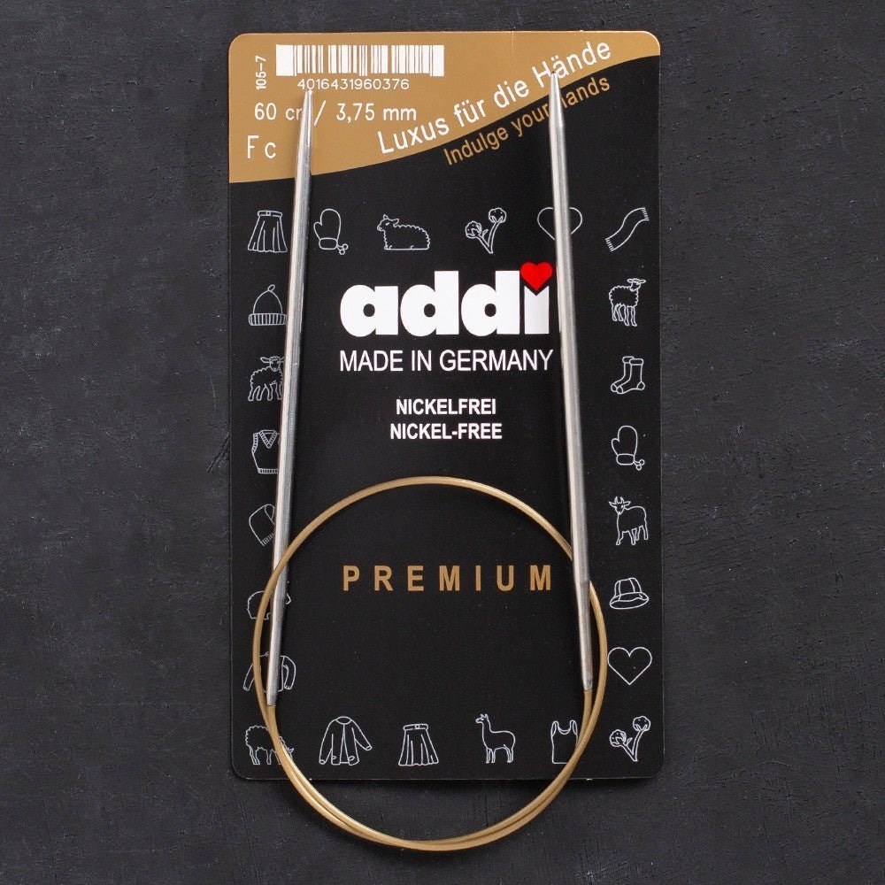 Addi 3,75mm 60cm Klasik Misinalı Şiş- 105-7