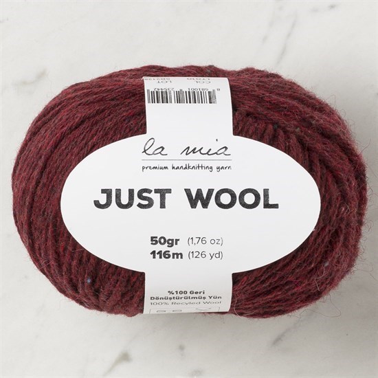 La Mia Just Wool Bordo El Örgü İpi - LT010 - 33834