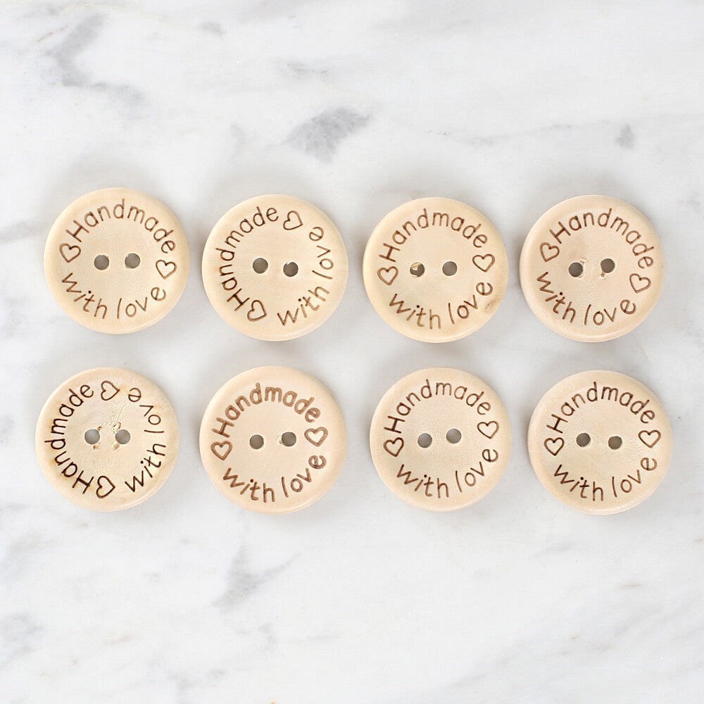 Loren Crafts Handmade 8'Li Düğme - 1616