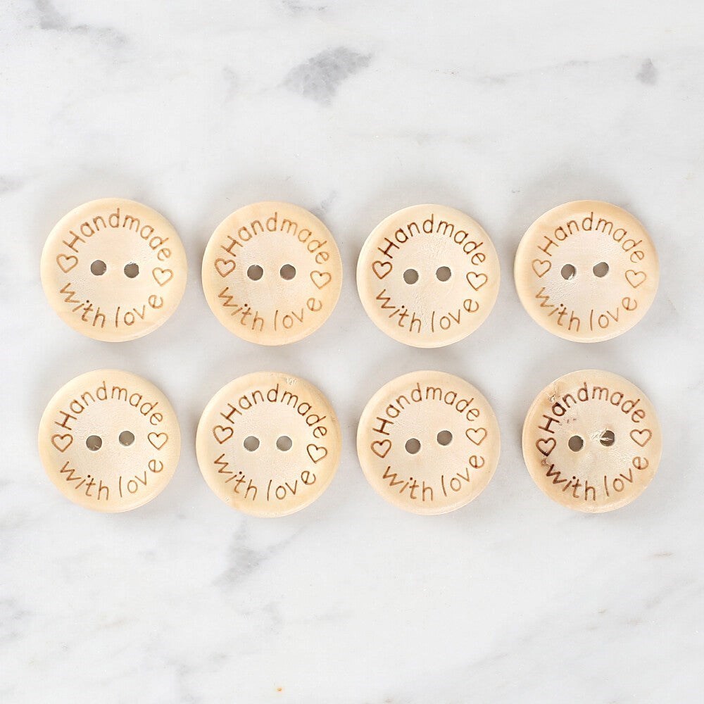 Loren Crafts Handmade 8'Li Düğme - 1615