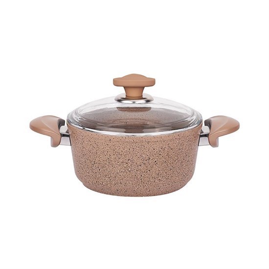 Multi Granit 20 cm Derin Tencere Kahverengi - 31820