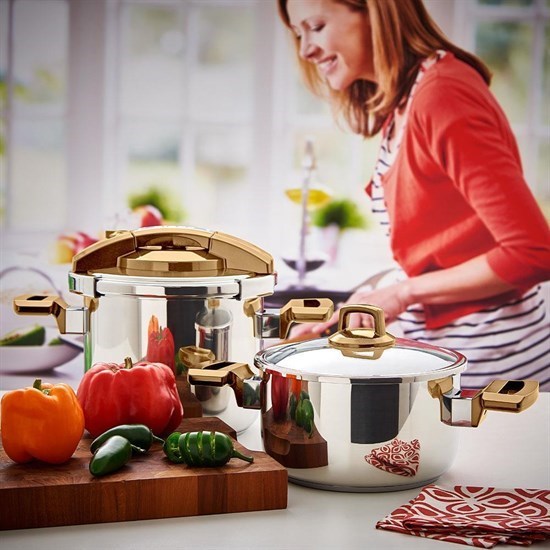 Neptün Düdüklü Tencere 4-7 Lt. Gold - 31780