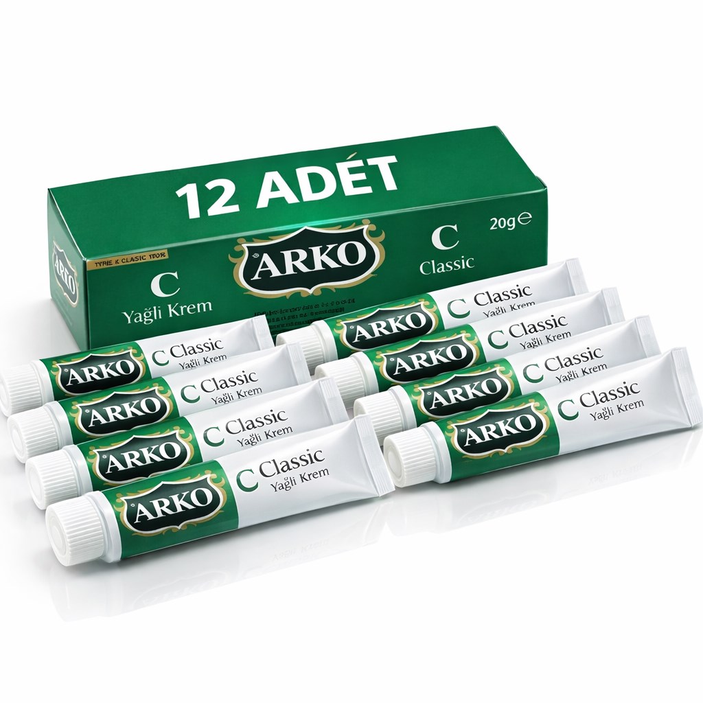 Arko Yağlı Krem Klasik Bakım Kremi 12 ADET