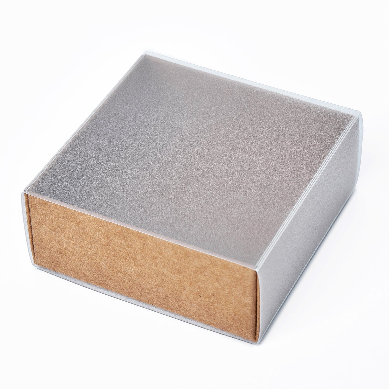 Asetat Pencereli Karton Kutu - 8 x 8 x 3 cm