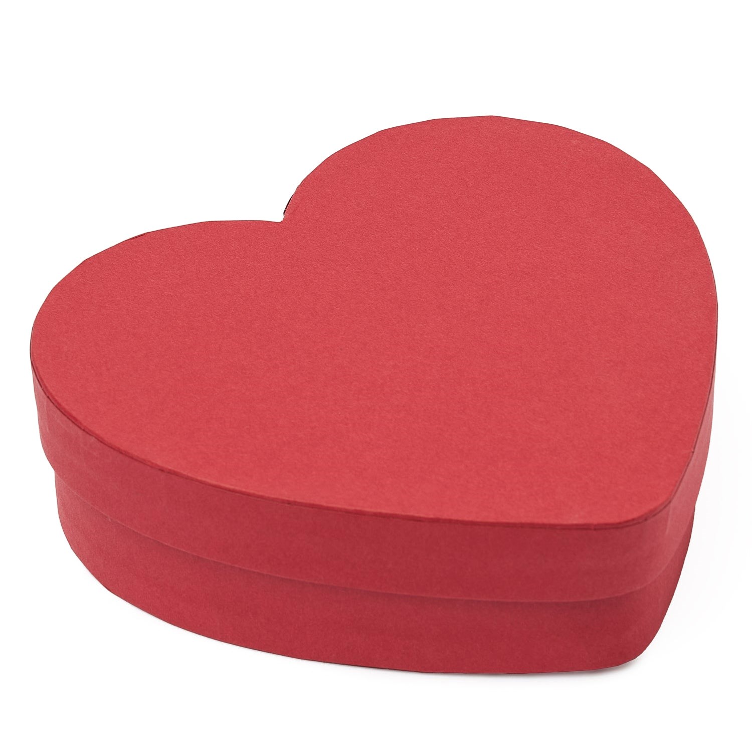 Kırmızı Karton Kalp Kutu 14 x 15 x 4 cm