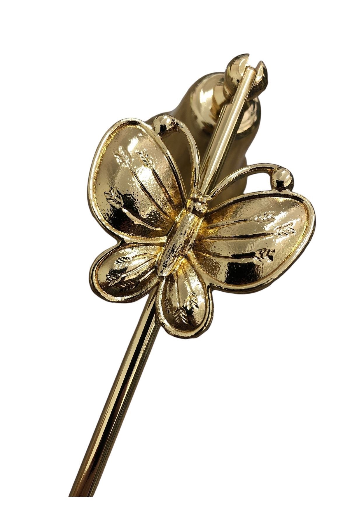 Kelebekli Mum Söndürücü Gold