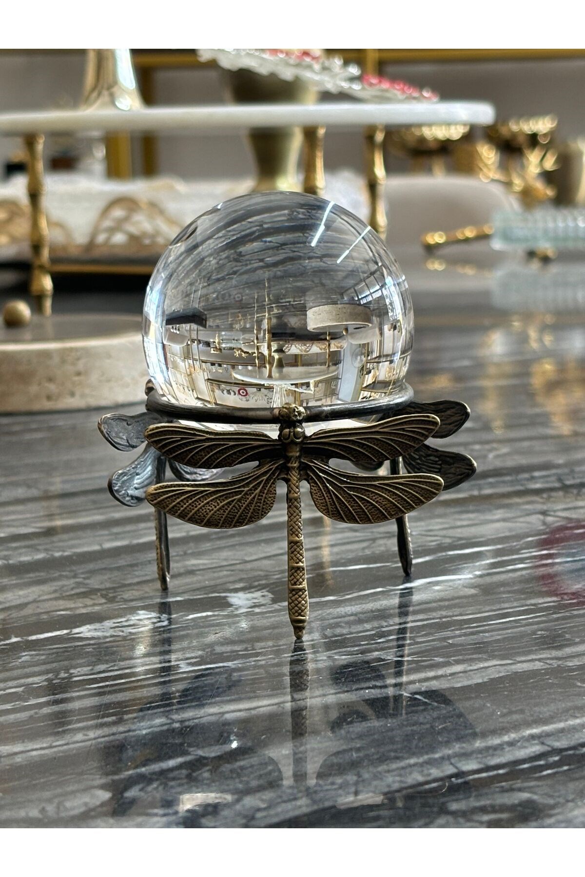 YUSUFÇUKLU CAM TOP-ESKİTME (ANTİK BRONZ)