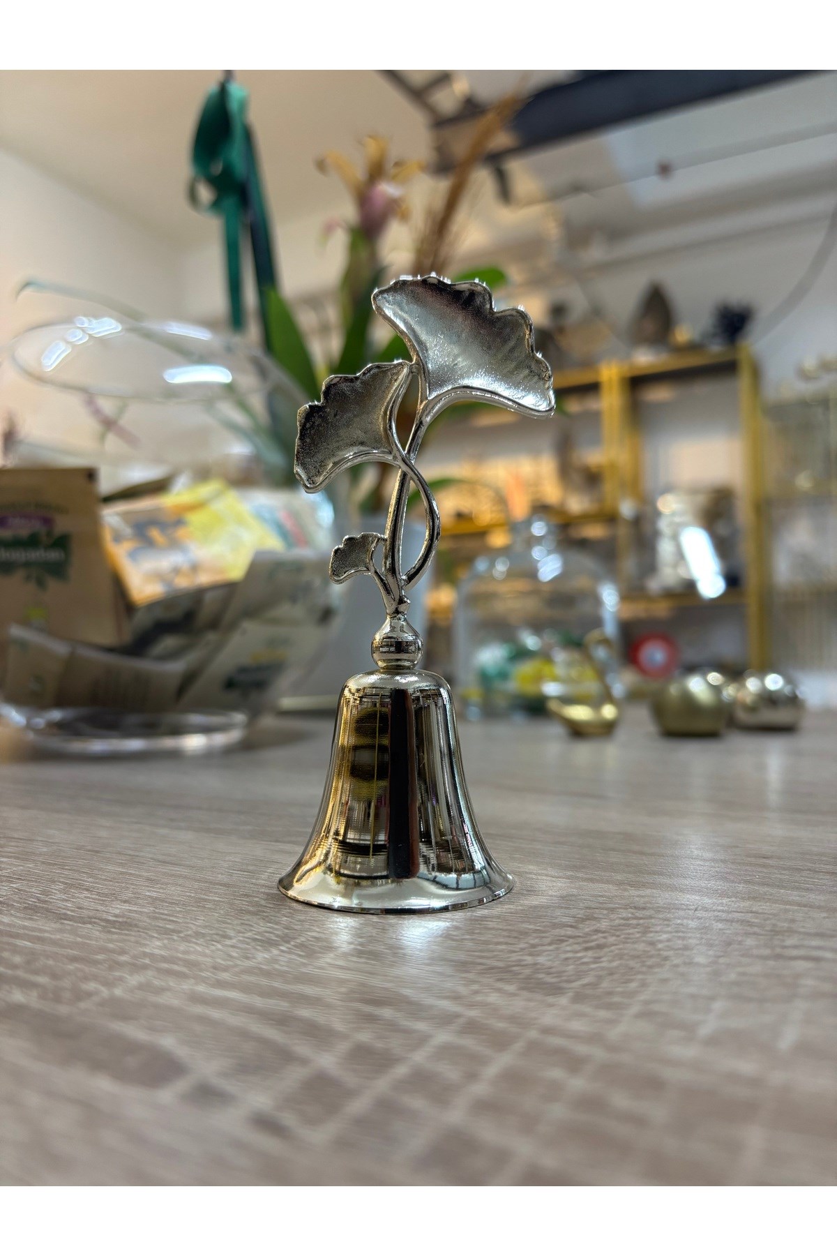 3 GİNGKOLU ÇAN MUM SÖNDÜRÜCÜ-GÜMÜŞ