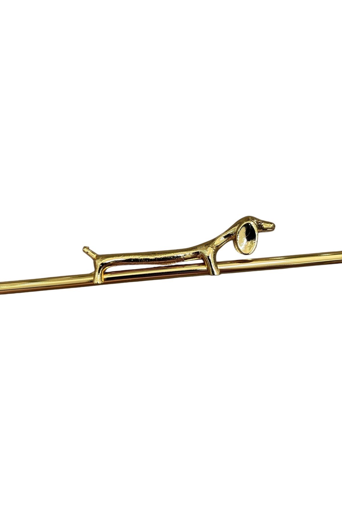 PİRİNÇ KAPLAMA KÖPEKLİ METAL MUM SÖNDÜRÜCÜ-GOLD