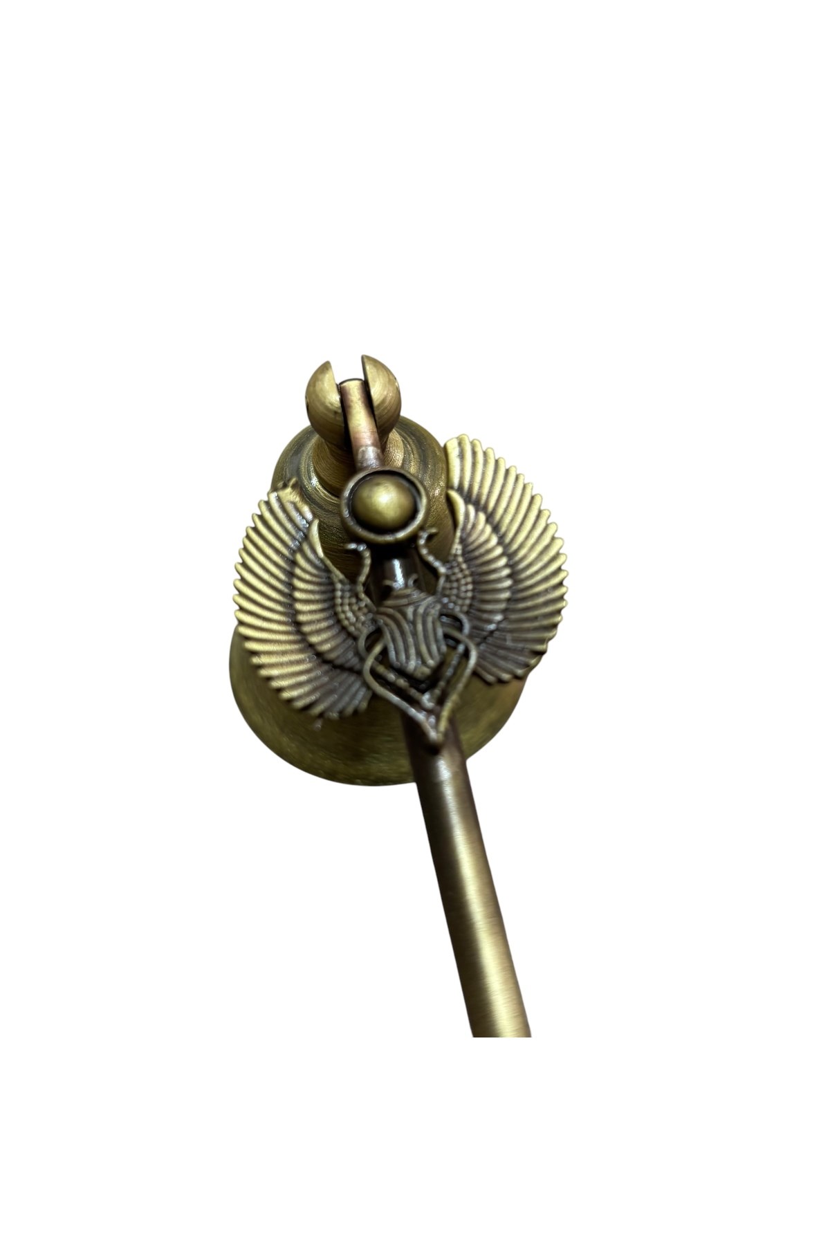 SKARABE GÜNEŞ BÖCEĞİ MUM SÖNDÜRÜCÜ-ANTİK BRONZ