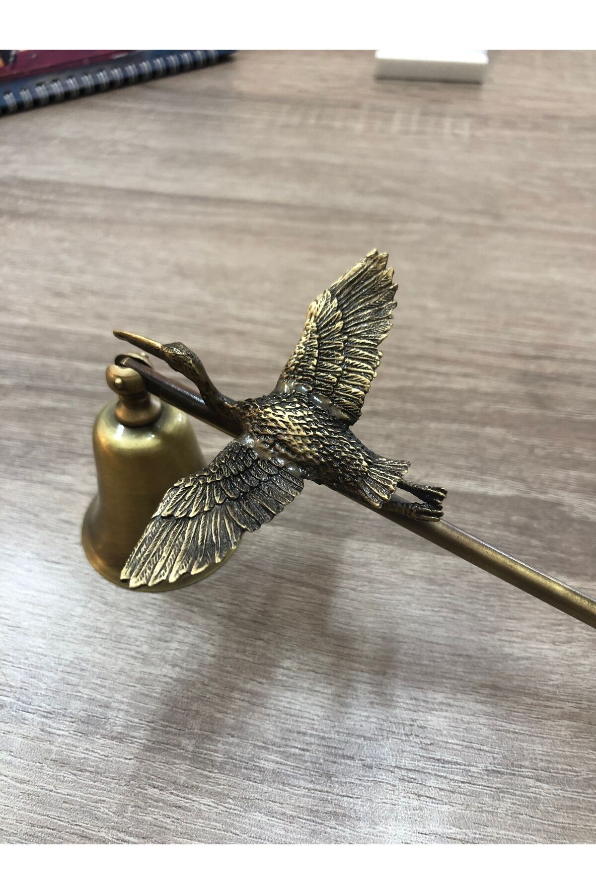 Leylekli Mum Söndürücü-eskitme (antik)