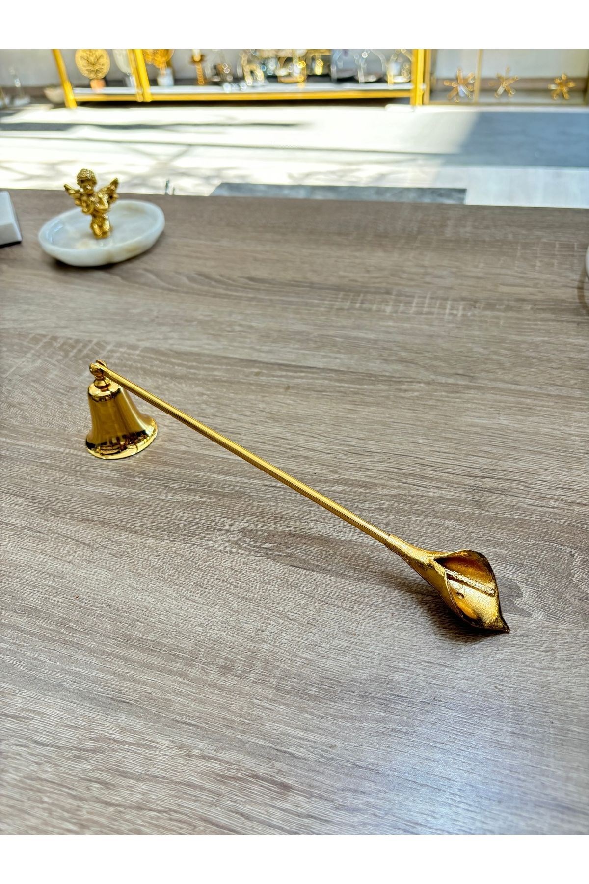 GALA ÇİÇEĞİ MUM SÖNDÜRÜCÜ-GOLD