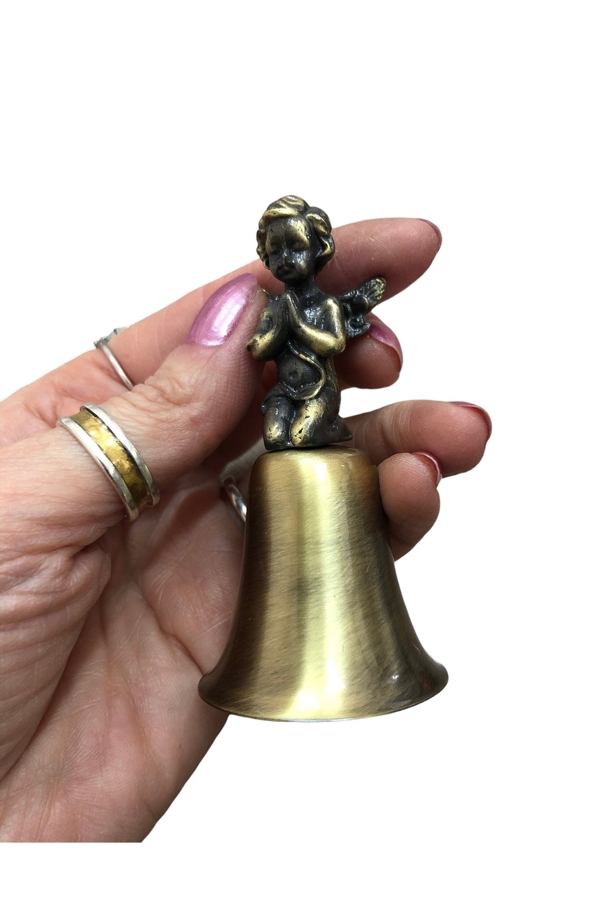 DUA EDEN MELEKLİ ÇAN MUM SÖNDÜRÜCÜ- ESKİTME