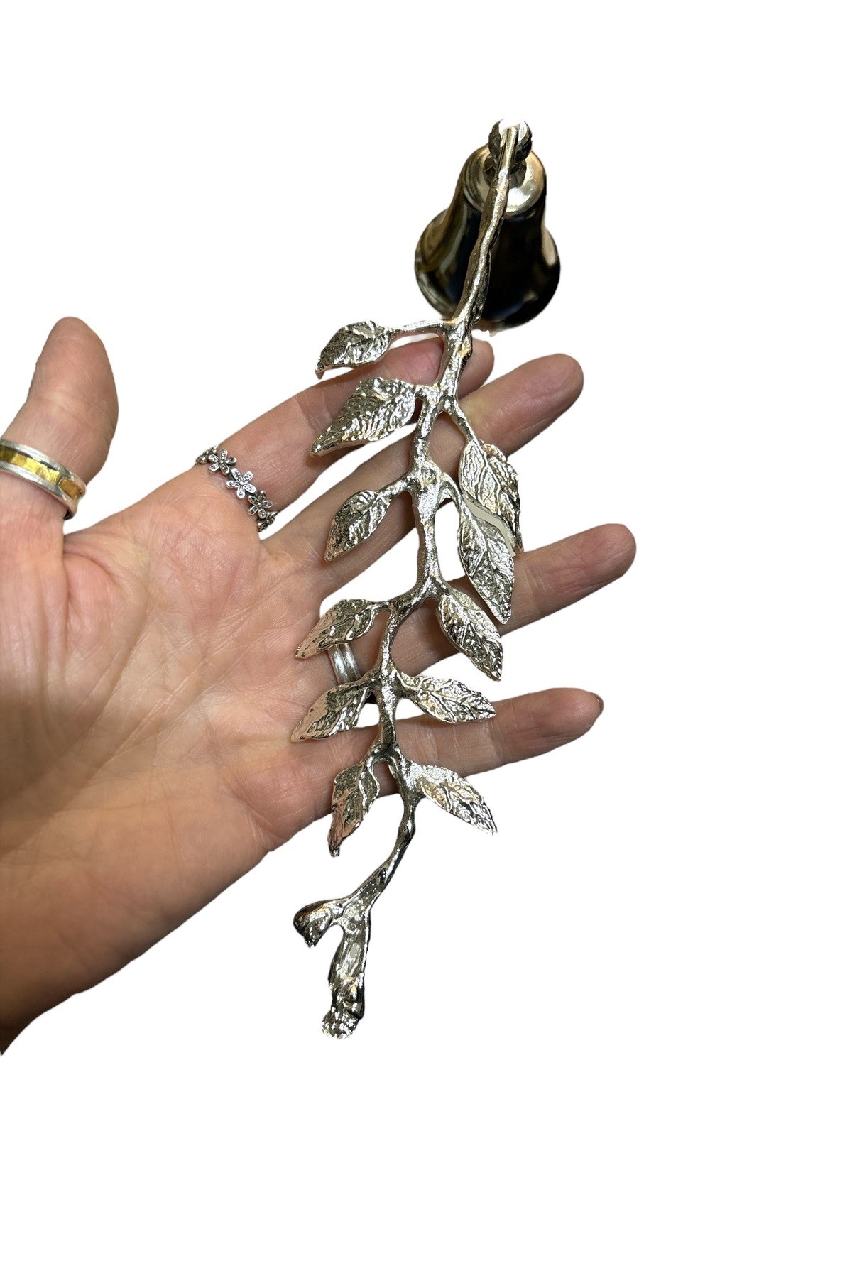 YAPRAKLI DALLI MUM SÖNDÜRÜCÜ-GÜMÜŞ