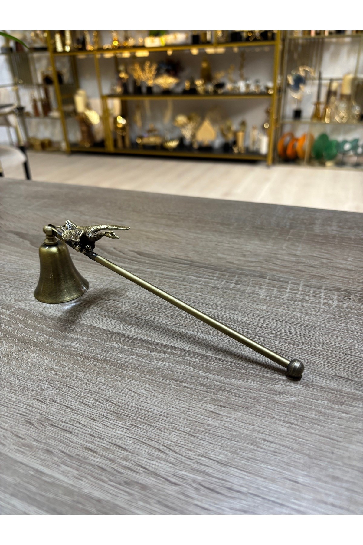 TURNA MUM SÖNDÜRÜCÜ-ANTİK BRONZ