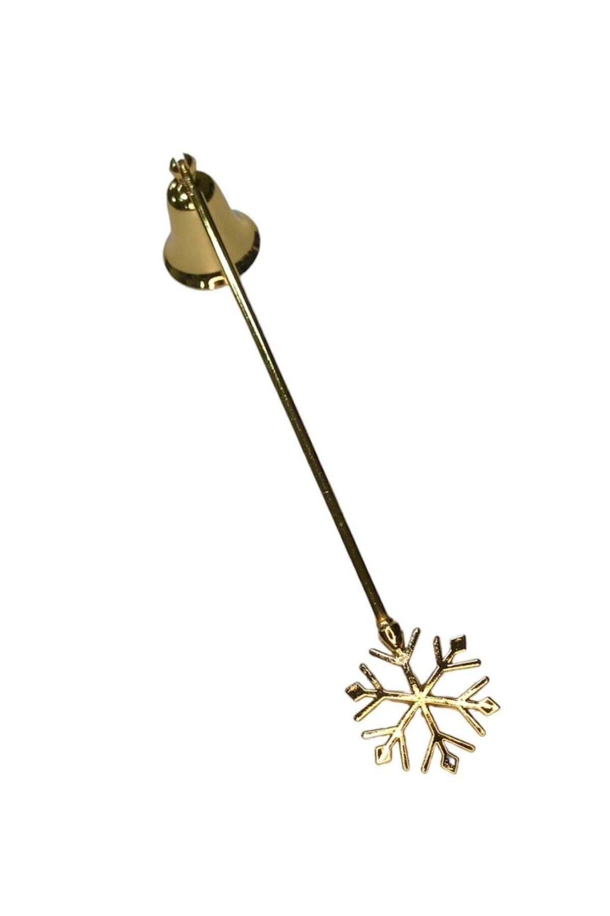 Kar Tanesi Model Mum Söndürücü-gold
