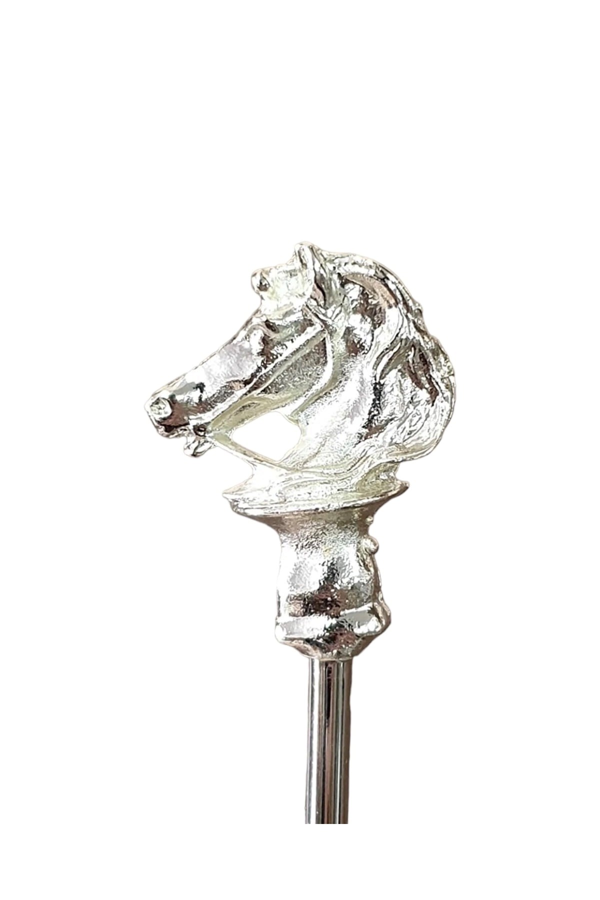 Atlı Metal Mum Söndürücü-gümüş