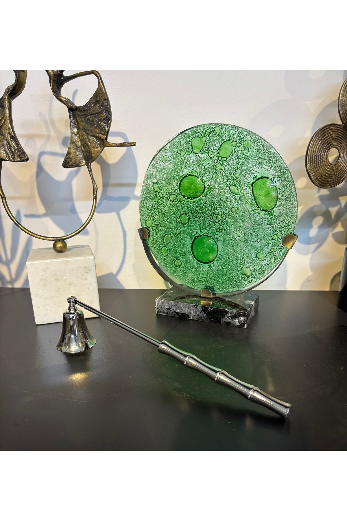 BAMBU SAPLI MUM SÖNDÜRÜCÜ-GÜMÜŞ