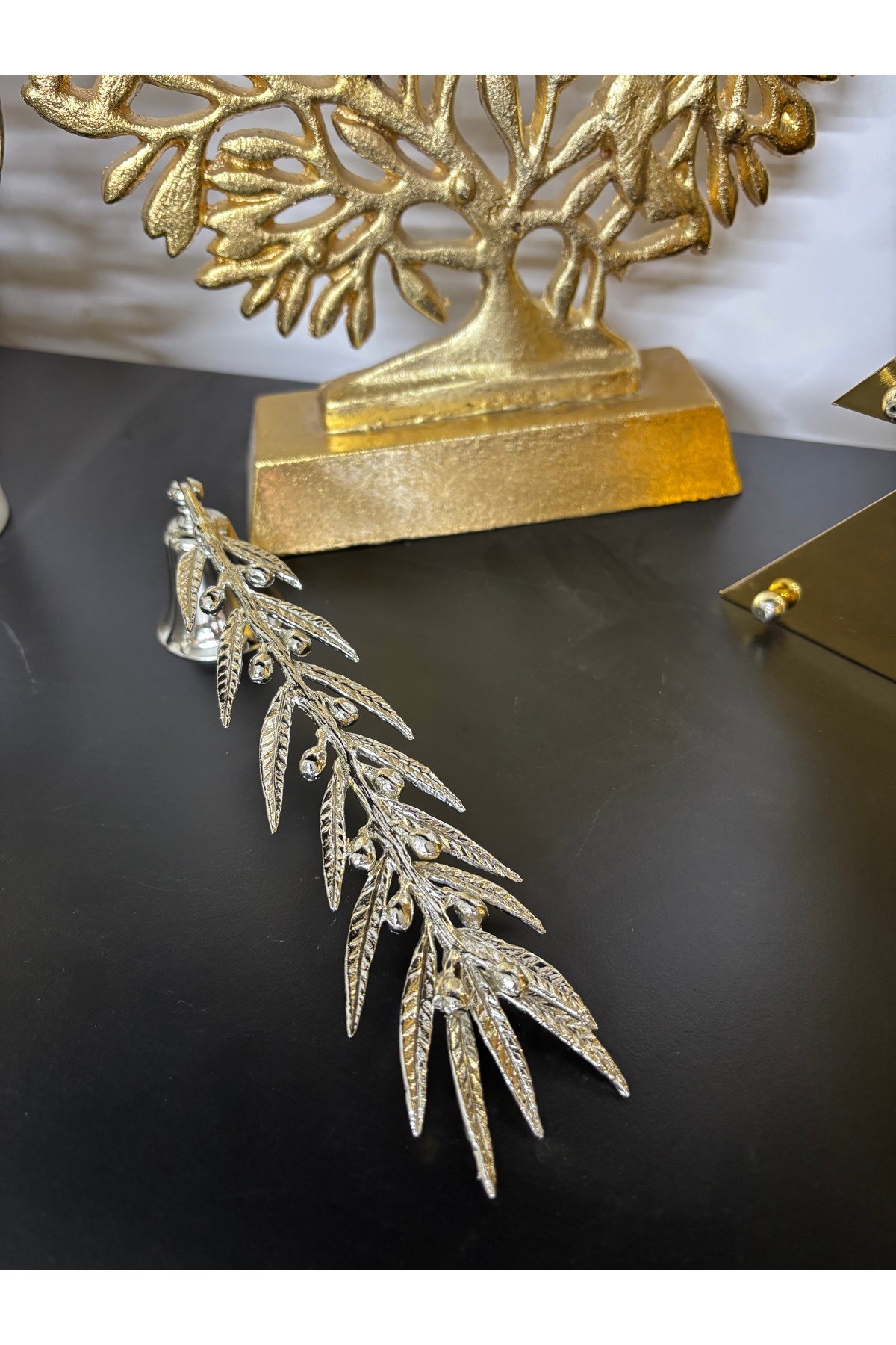 SIK ZEYTİN DALLI MUM SÖNDÜRÜCÜ-GÜMÜŞ