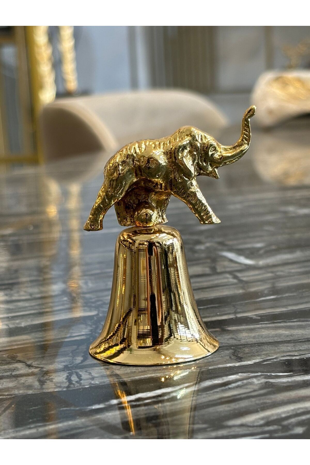 ŞANS FİLLİ ÇAN MUM SÖNDÜRÜCÜ-GOLD (ALTIN)