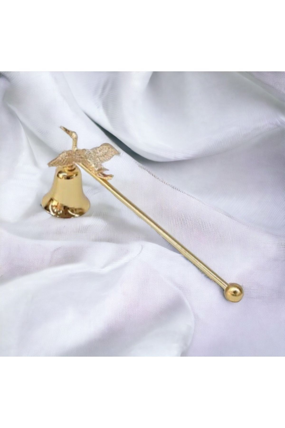 Leylekli Mum Söndürücü-gold