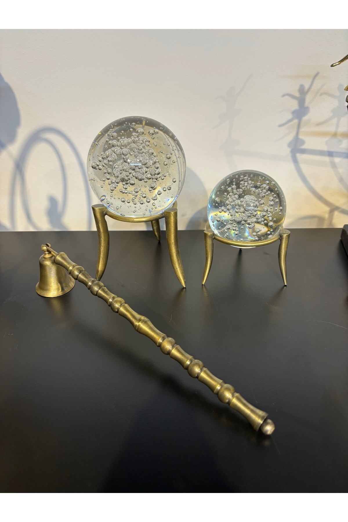 KALIN TOPLU ÇUBUKLU MUM SÖNDÜRÜCÜ-ANTİK