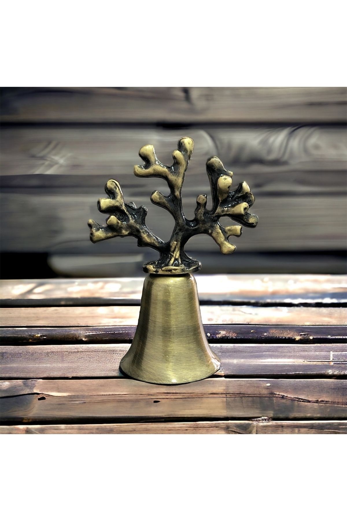 Mercan Tepeli Metal Çan Mum Söndürücü-eskitme(ANTİK)