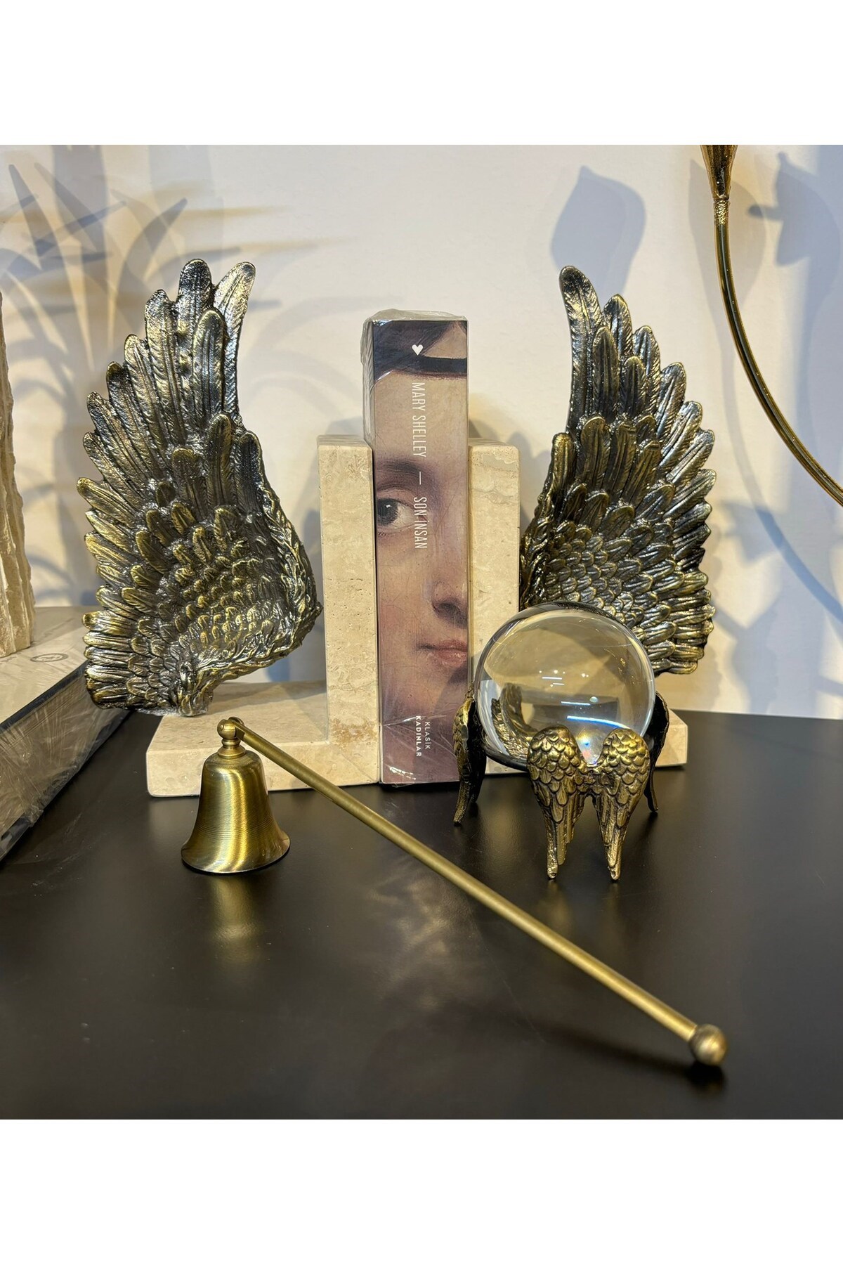 SADE ÇUBUKLU MUM SÖNDÜRÜCÜ-ANTİK BRONZ