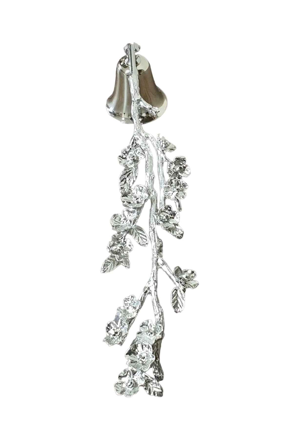 Pirinç Döküm Bahardalı Objeli Metal Mum Söndürücü-gümüş