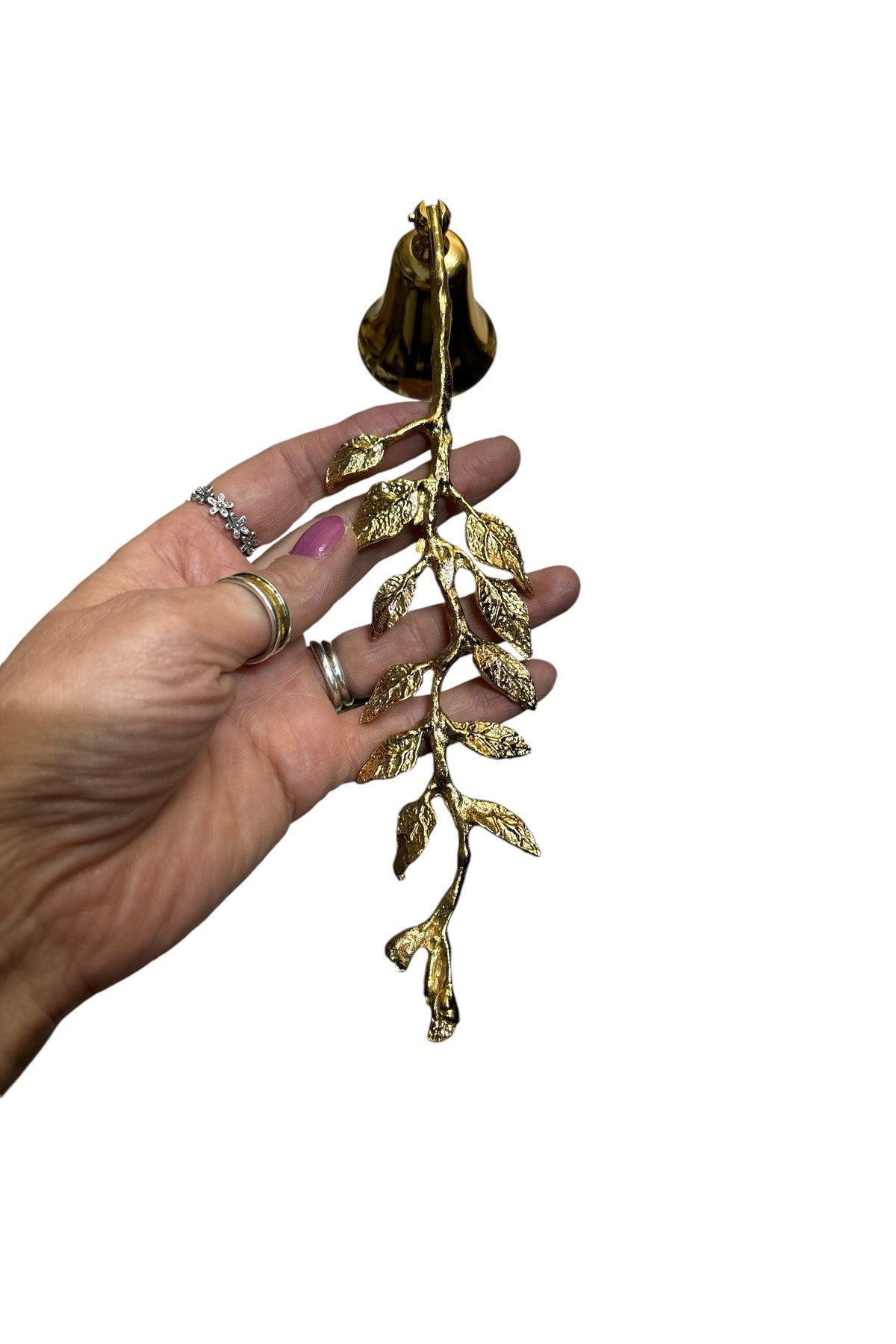 YAPRAKLI DALLI MUM SÖNDÜRÜCÜ-GOLD