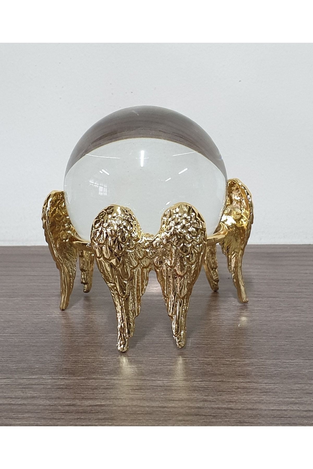 Melek Kanatlı Cam Top-gold