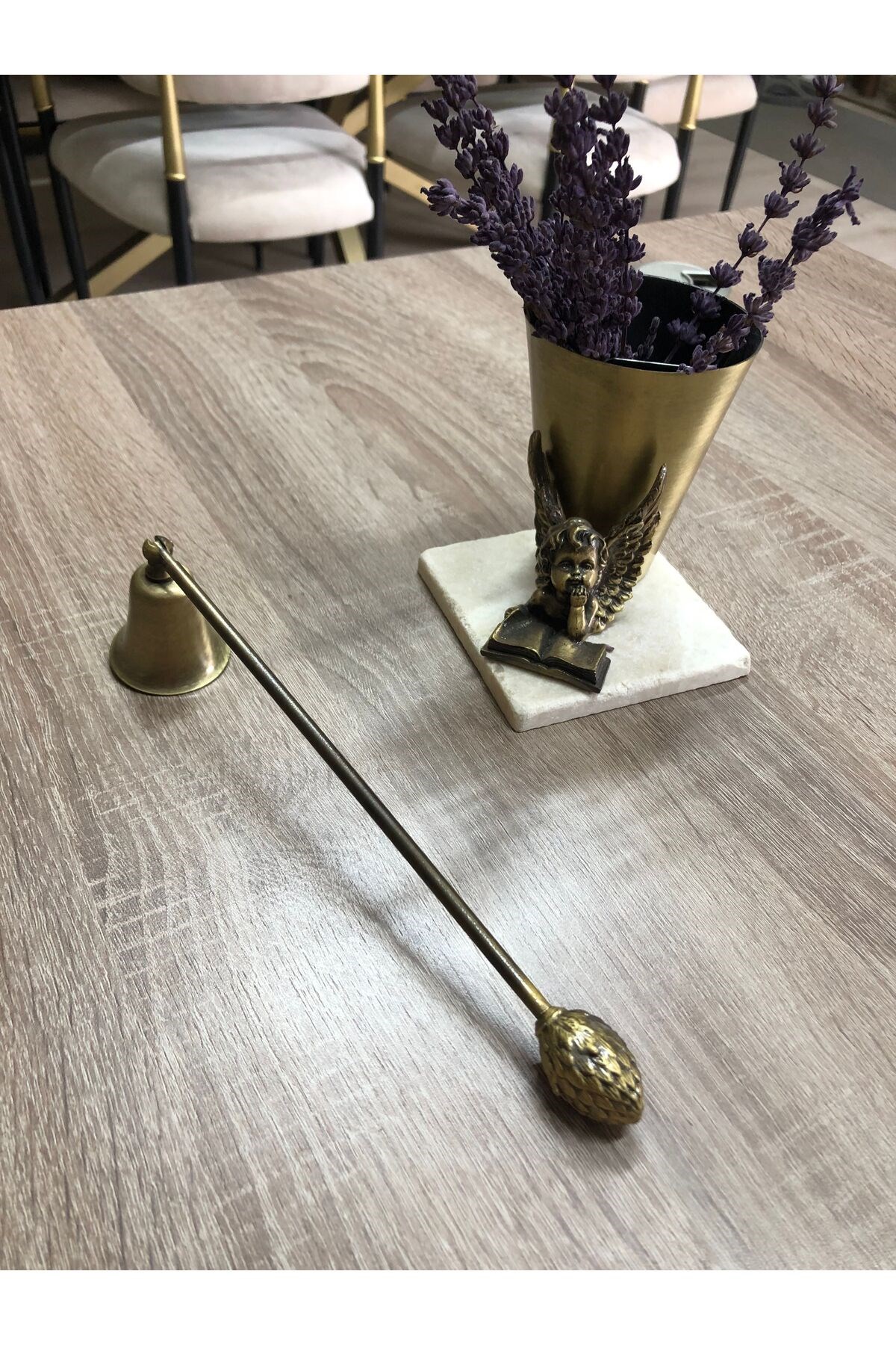 Enginarlı Mum Söndürücü-Eskitme (Antik)