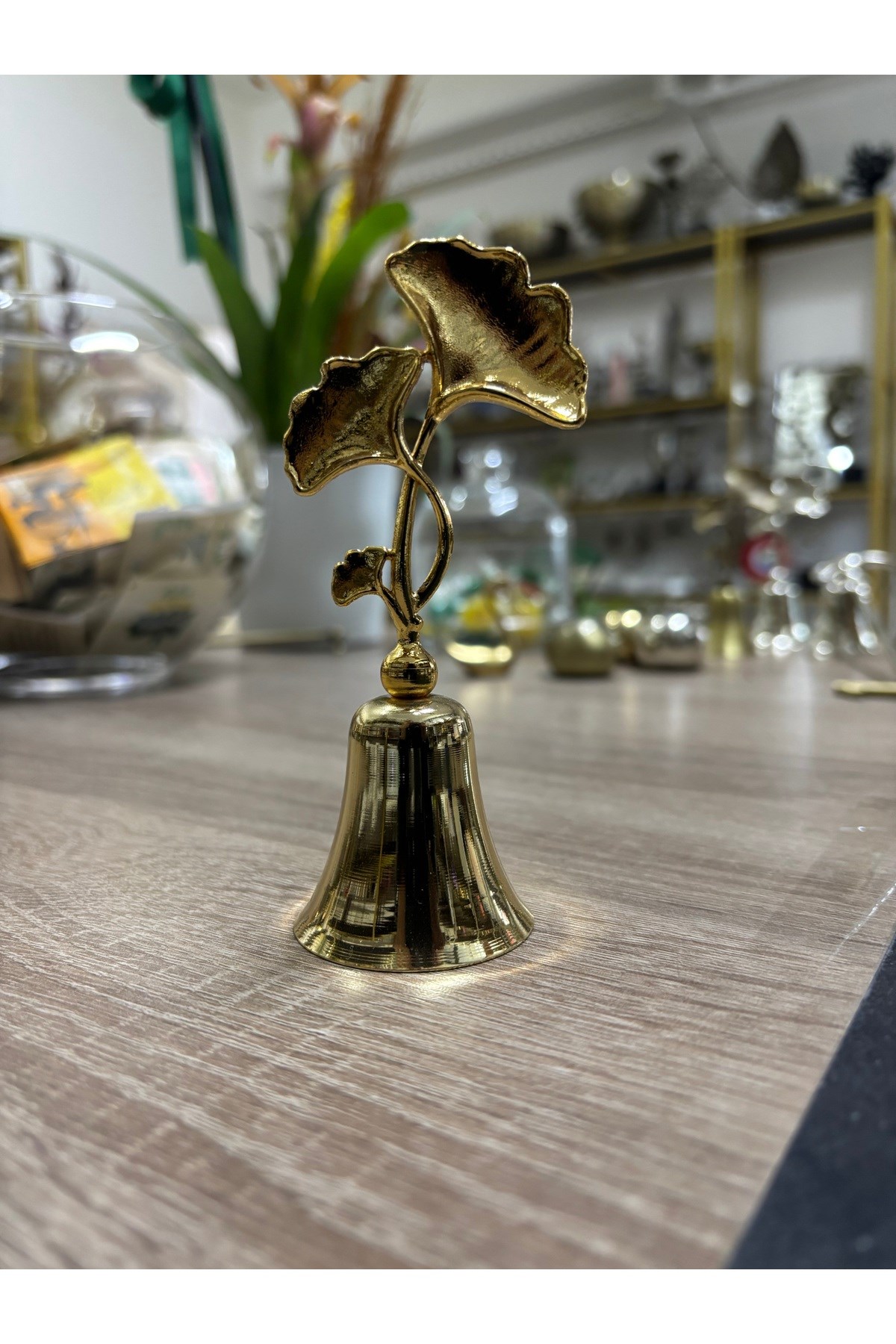 3 GİNGKOLU ÇAN MUM SÖNDÜRÜCÜ-GOLD