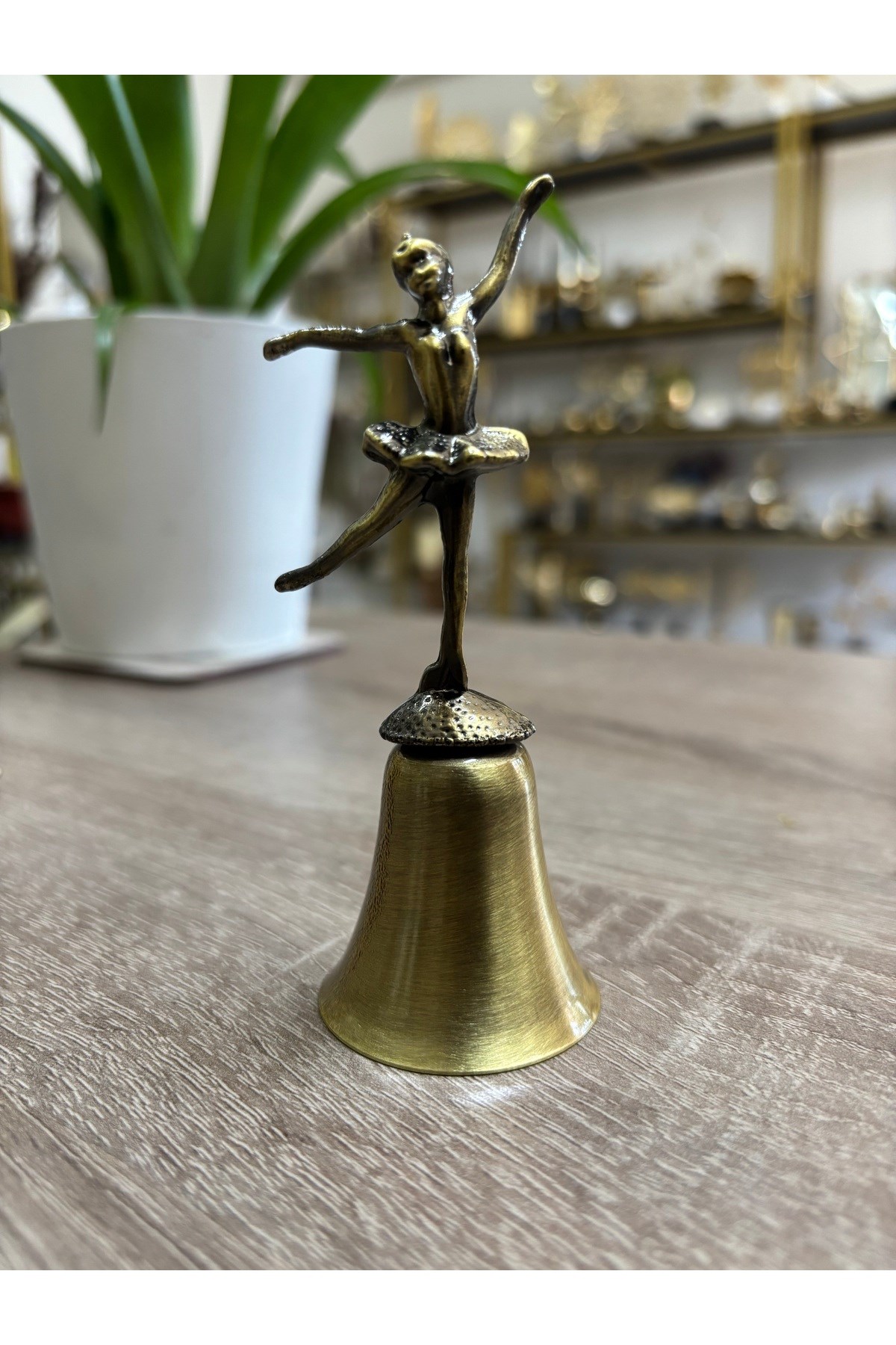 BALERİN ÇAN MUM SÖNDÜRÜCÜ-ANTİK BRONZ