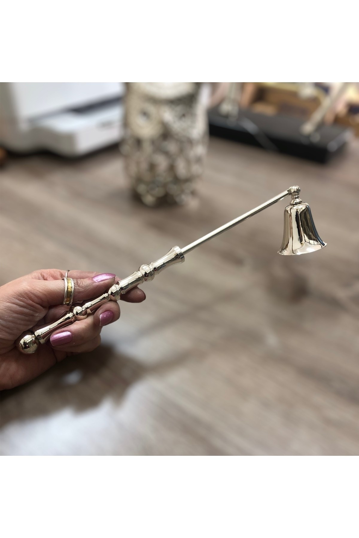 Toplu Çubuklu Mum Söndürücü-gümüş