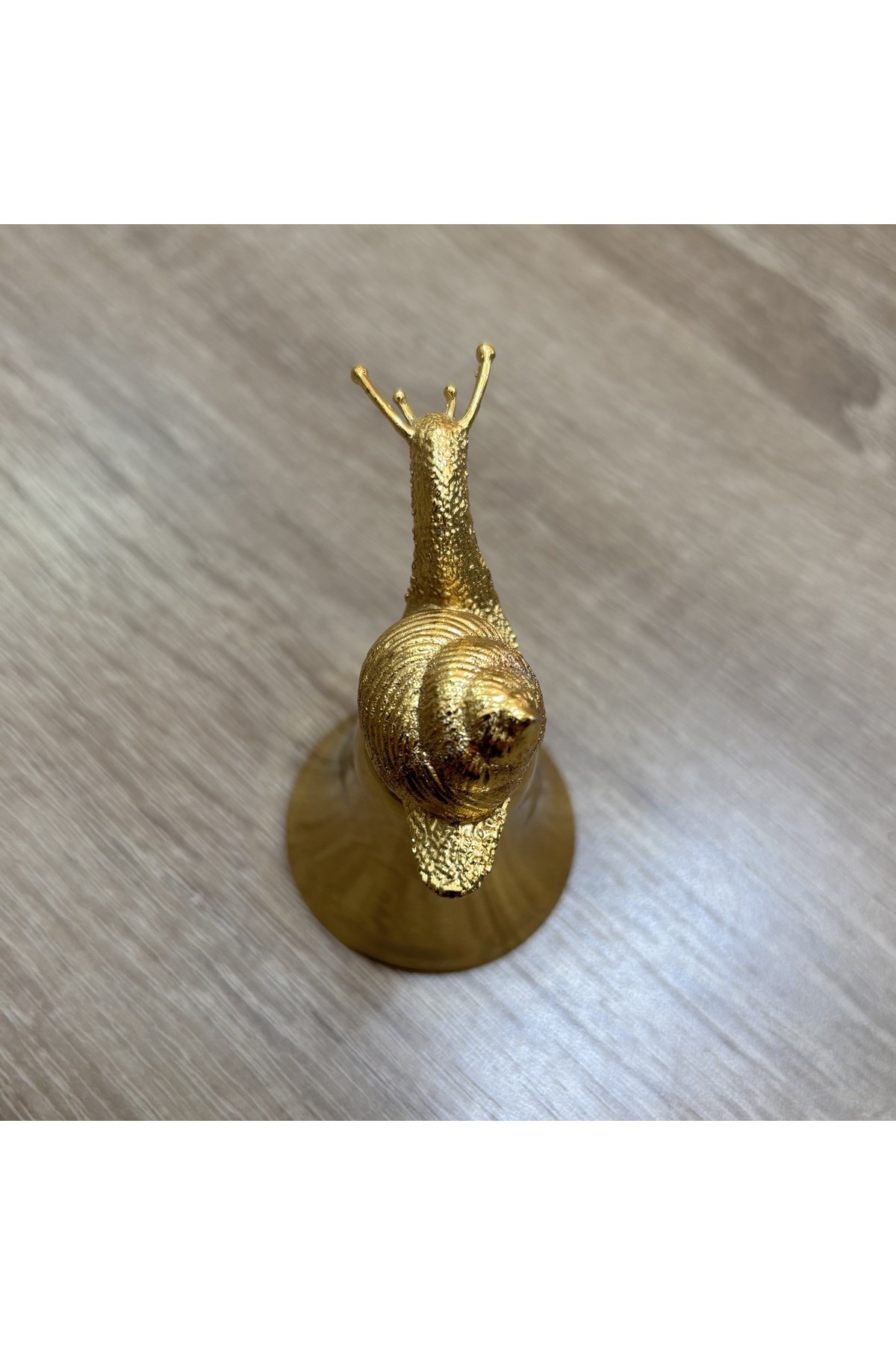 PİRİNÇ DÖKÜM SALYANGOZLU ÇAN MUM SÖNDÜRÜCÜ-GOLD