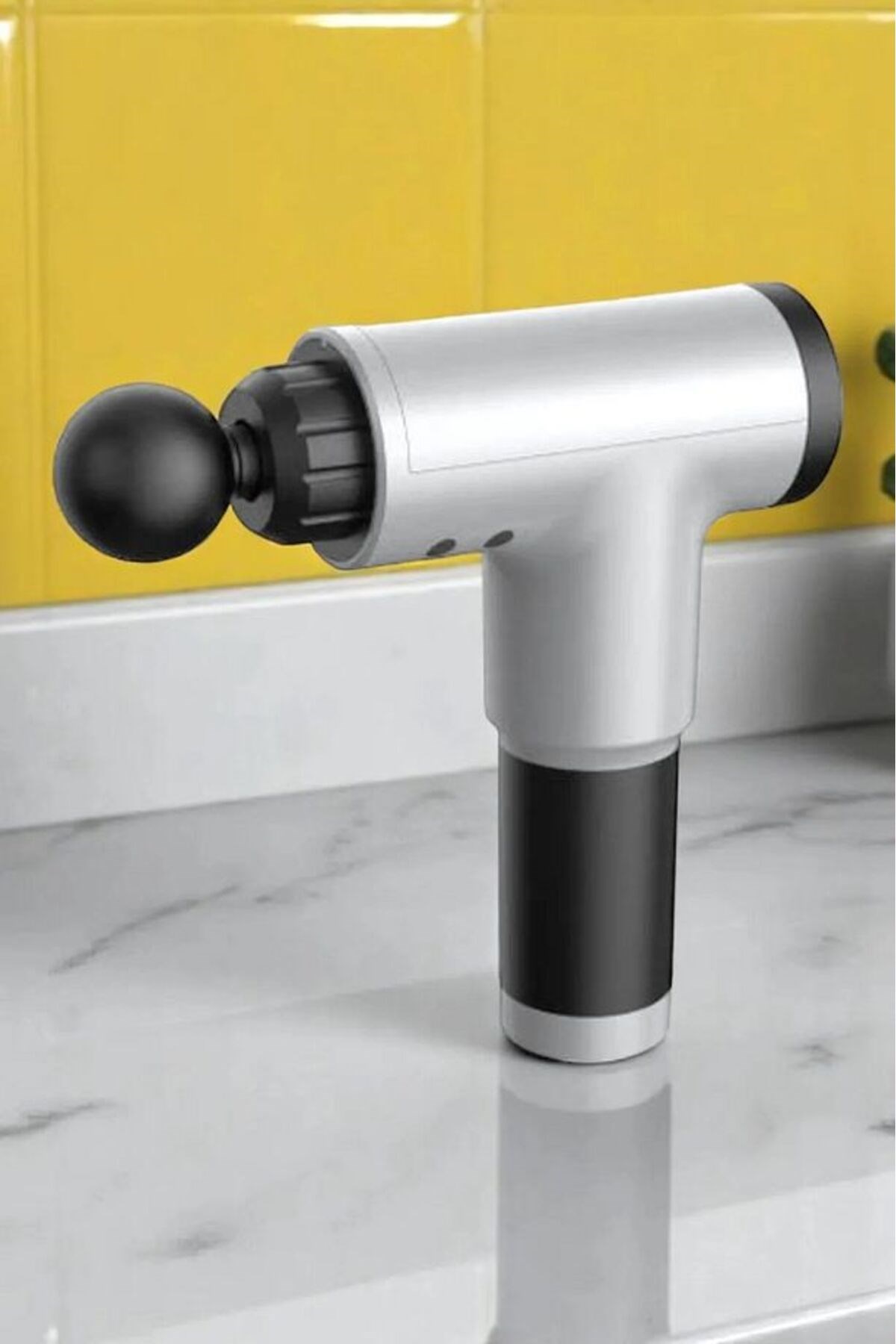 Yeni Nesil Masaj Tabancası 4 Başlıklı Sporcu Şarjlı Kablosuz Bacak Ayak Masaj Aleti Tabancası