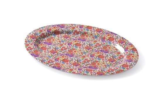 Oval Düzleştirilmiş Tabak 35Cm / Gri - 30198