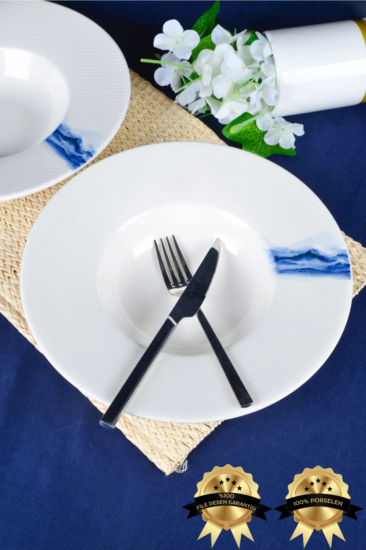 Toros 28cm Porselen Makarna Tabağı