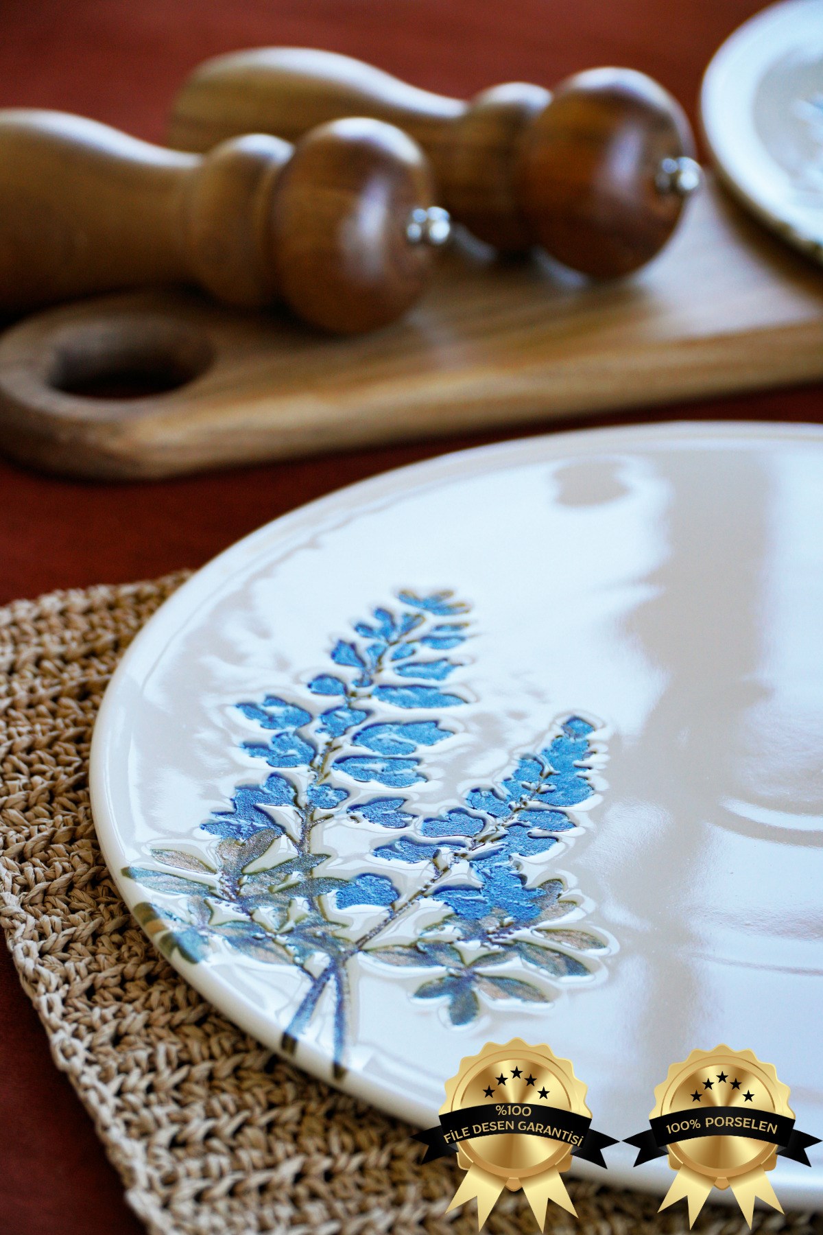 Hazeran 32 Cm 2'li Pizza Tabağı Seti