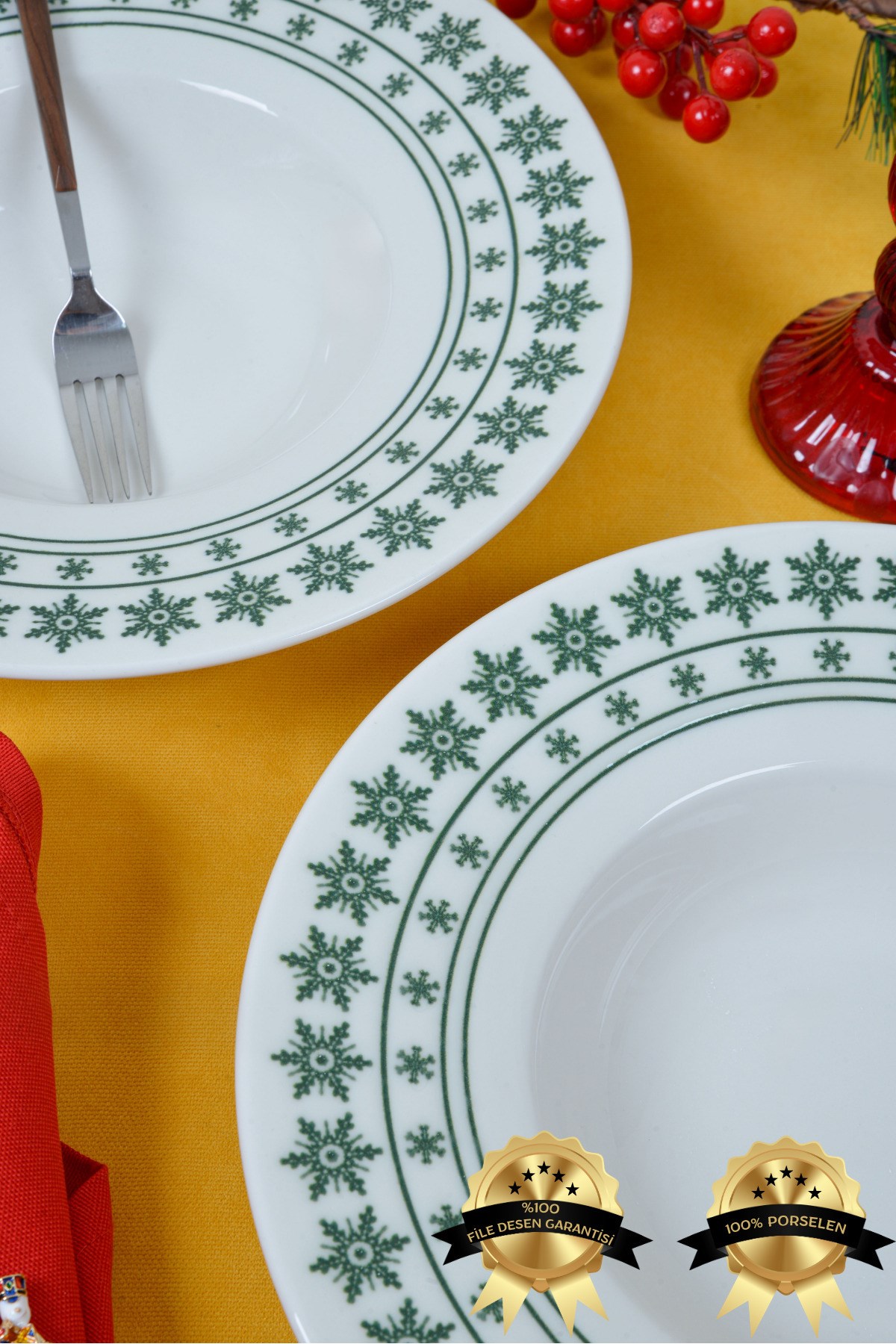 Kartanem 28cm Porselen Makarna Tabağı